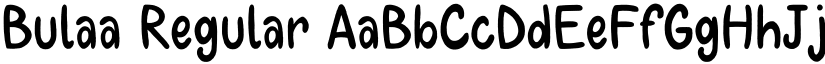 Bulaa font download