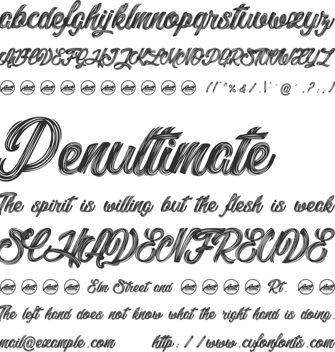 Litchis Island_PersonalUseOnly font preview