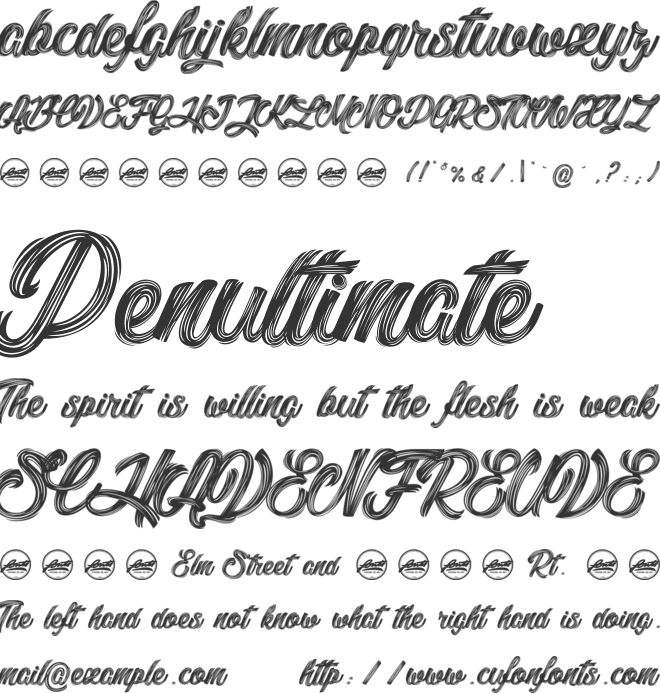 Litchis Island_PersonalUseOnly font preview