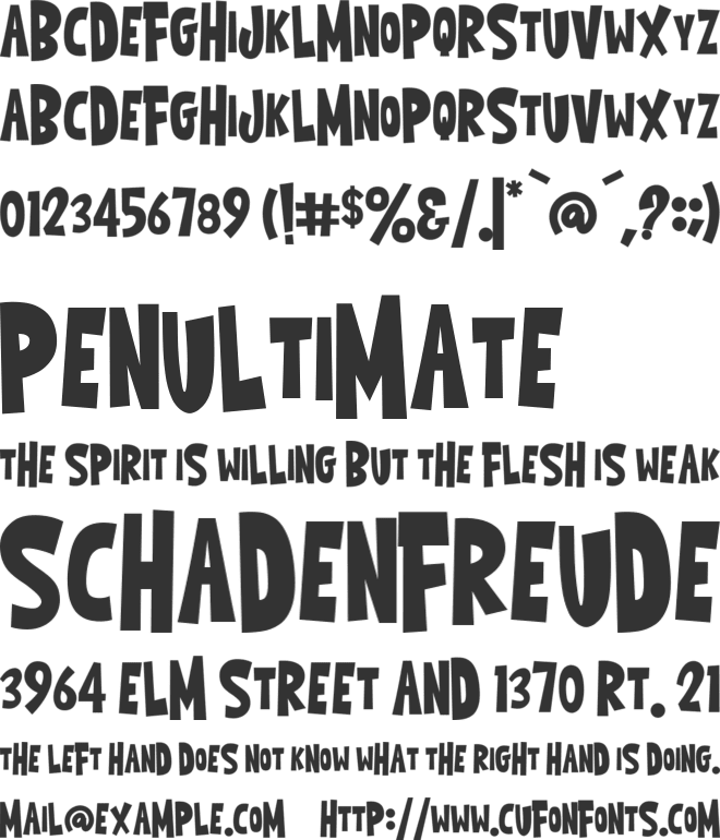 Moon Starlaa font preview