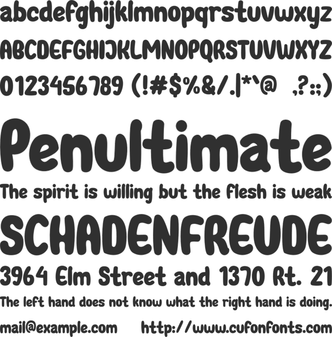 Harys-World font preview