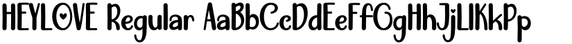 HEYLOVE font download