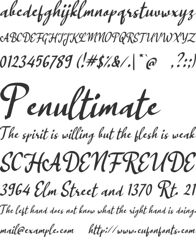 K Kupat Lebaran font preview