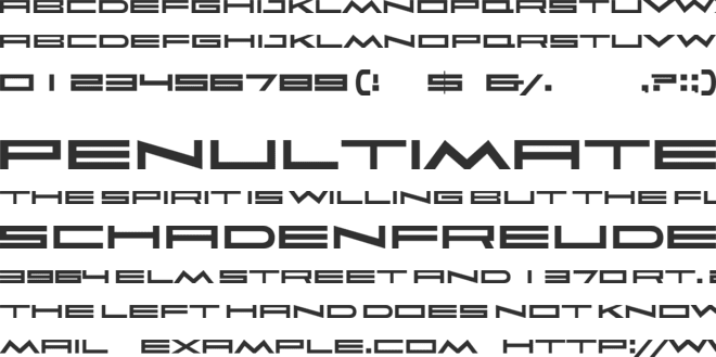 Faqro Extended Expand Trial font preview