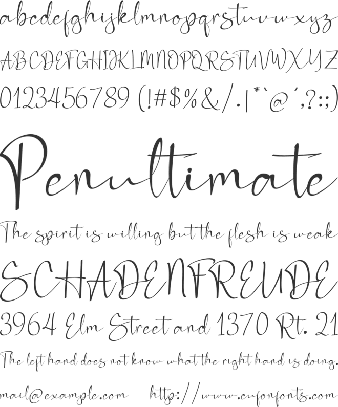 Sun Beautiful font preview
