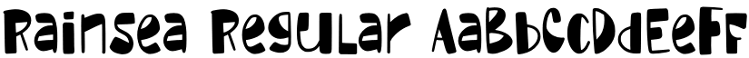 Rainsea font download