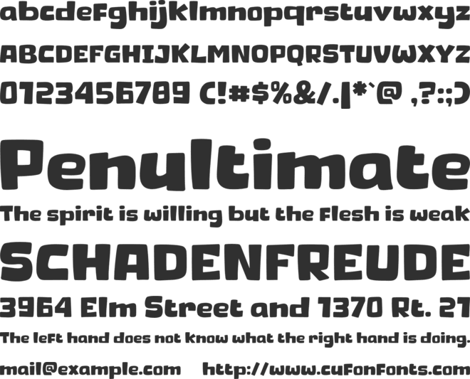 Ginger Cat font preview