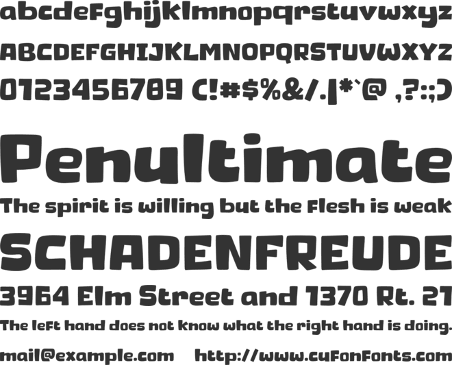 Ginger Cat font preview