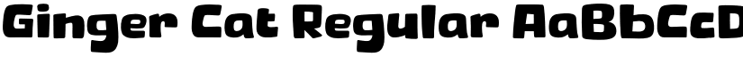 Ginger Cat Regular font