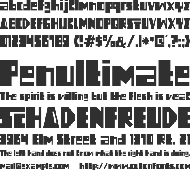 Propolish Rufftu font preview