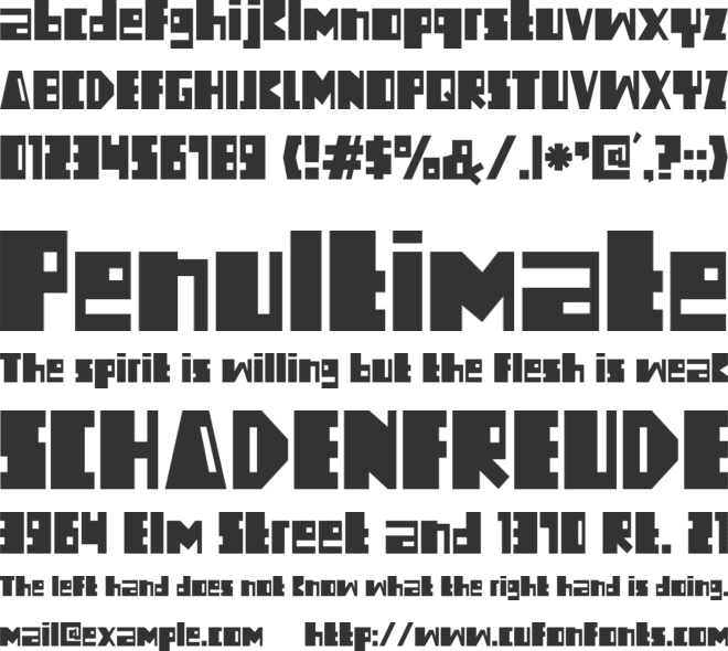 Propolish Rufftu font preview