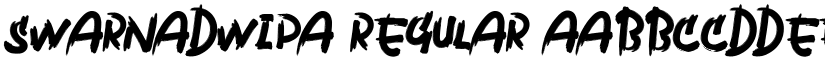 Swarnadwipa Regular font