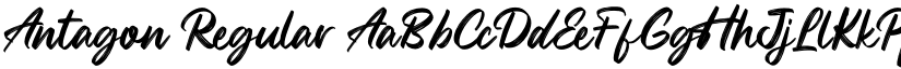 Antagon Regular font