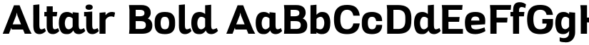 Altair Bold font