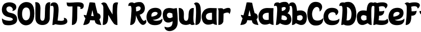 SOULTAN Regular font
