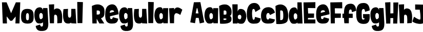 Moghul Regular font