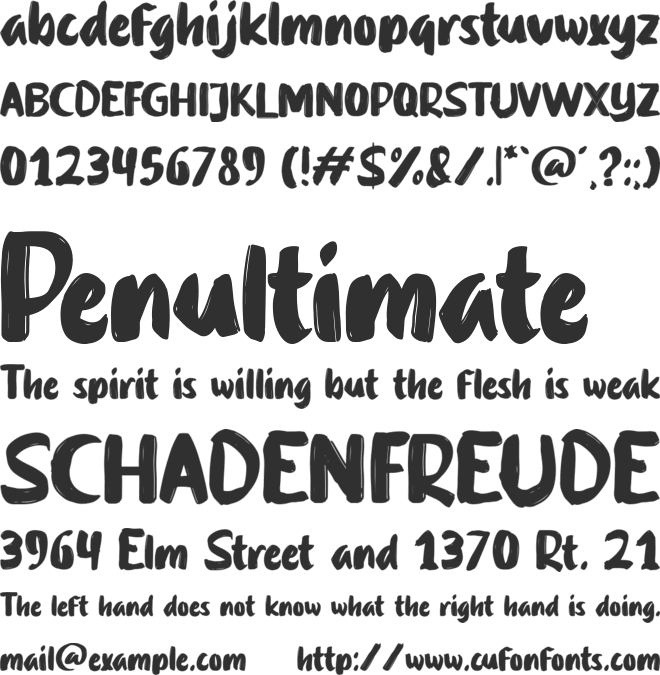 Remember Summerday font preview