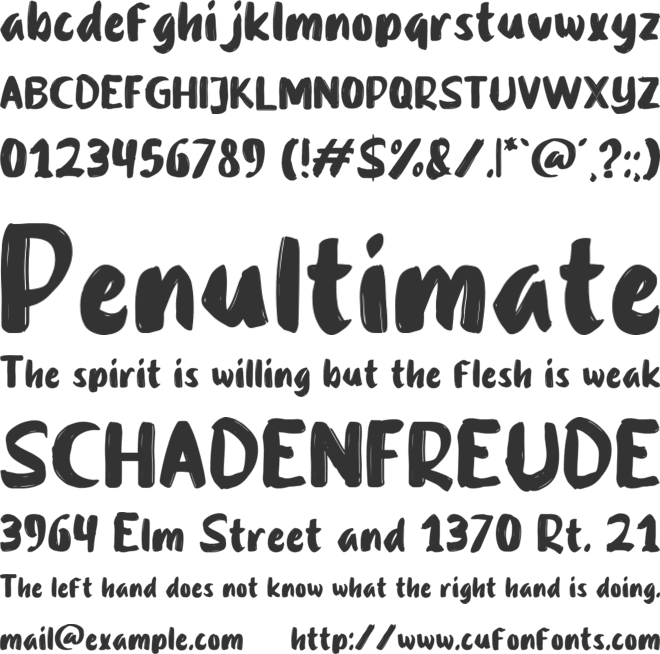 Remember Summerday font preview