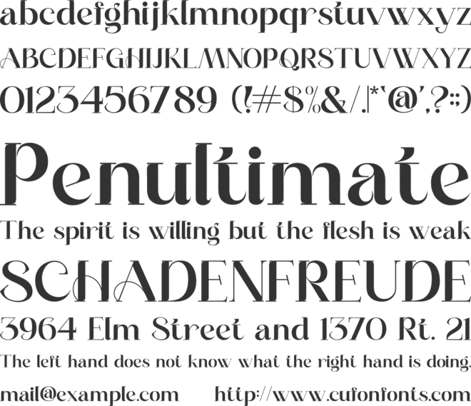 Insight Melody font preview