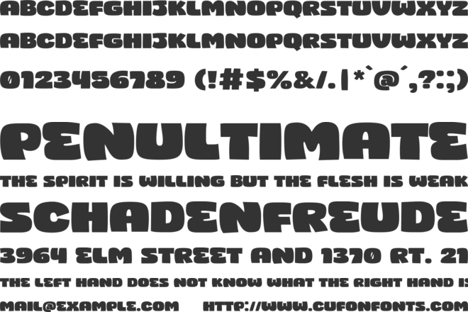 Super Sunshine font preview