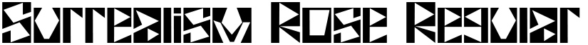 Surrealism Rose Regular font