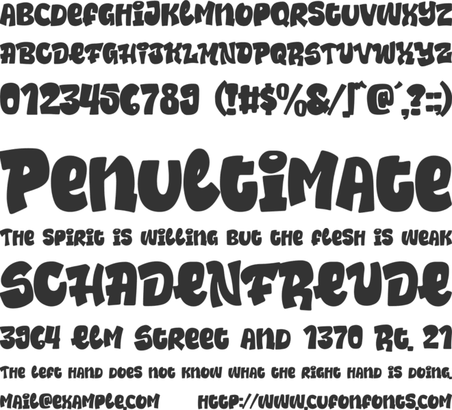 Summer Days font preview