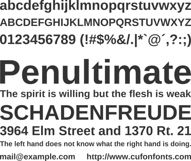 Kormulator T3 font preview