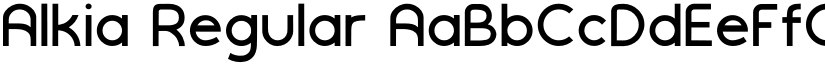 Alkia Regular font