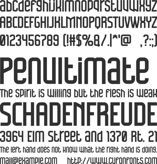 RANGE-OVER font preview