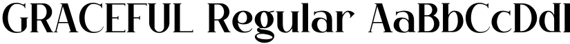 GRACEFUL Regular font