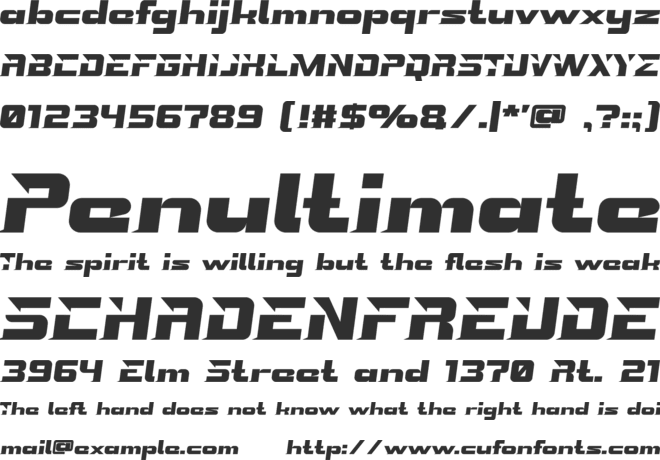 FULL-GASS font preview
