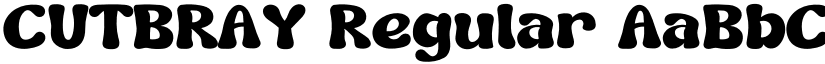 CUTBRAY Regular font