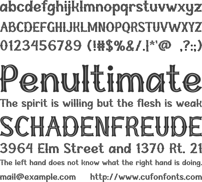 CANIS-MAJOR font preview