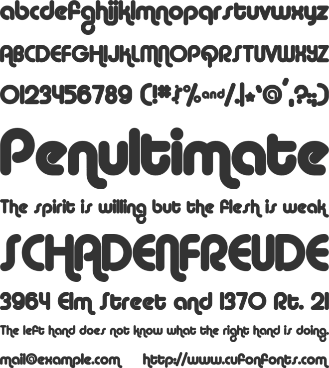 Alba Matter font preview