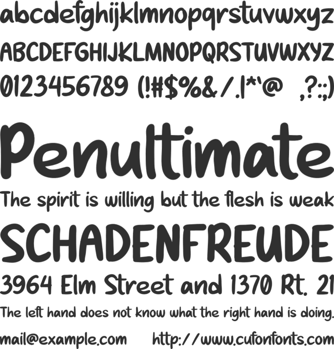 Dudling Around font preview