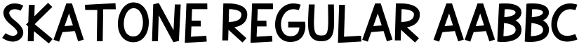 Skatone Regular font