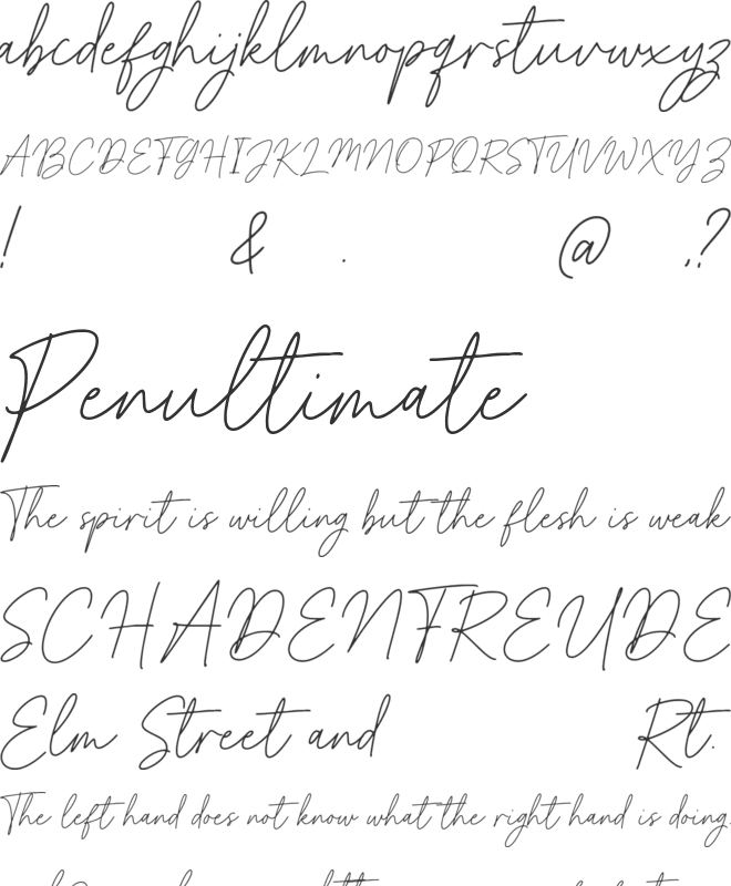 Delistan font preview