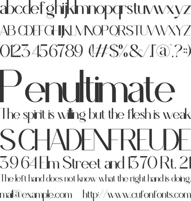 Bileha Font font preview