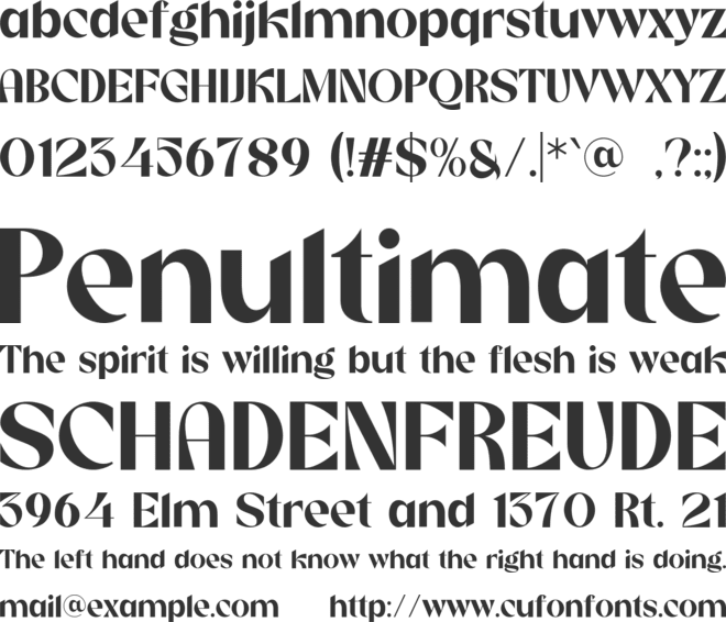 Khaviax font preview