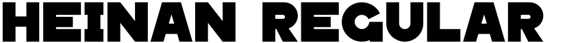 HEINAN Regular font