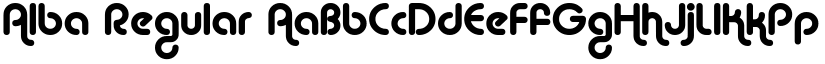 Alba Regular font