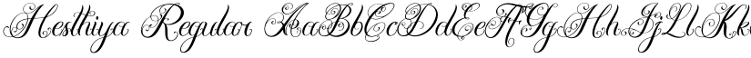 Hesthiya Regular font