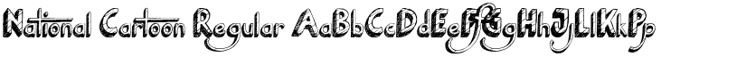 National Cartoon Regular font
