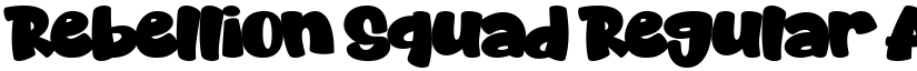 Rebellion Squad Regular font