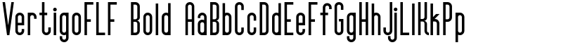 VertigoFLF Bold font