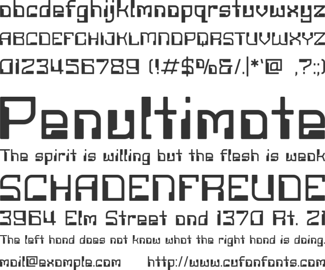 Digital Dreamer font preview