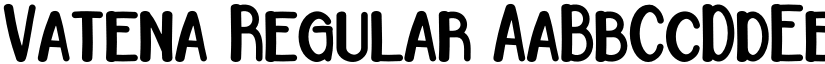 Vatena Regular font