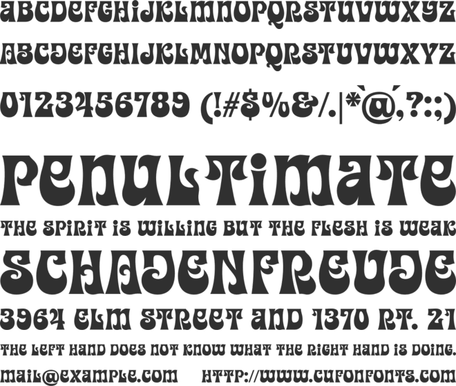 Easy Bond font preview