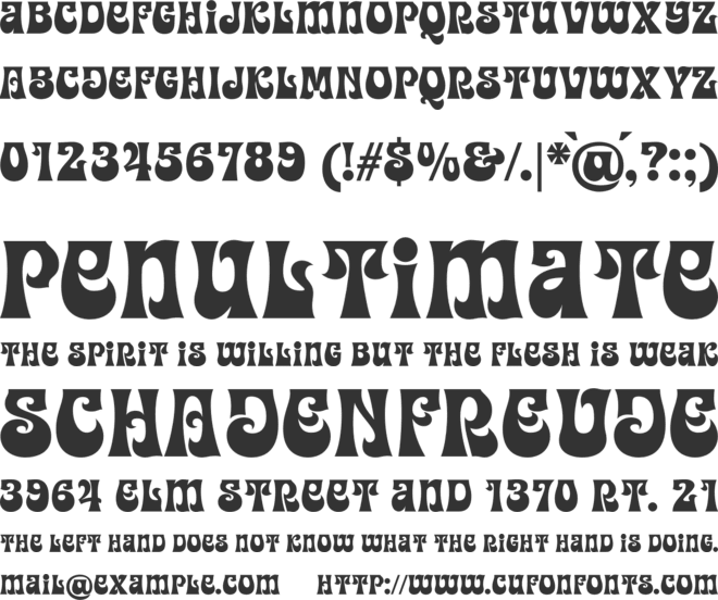 Easy Bond font preview