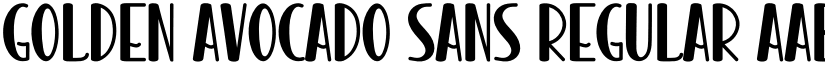 Golden Avocado Sans Regular font